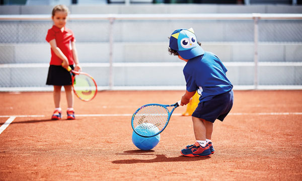 BLUE TENNIS KIDS PLAYGROUND