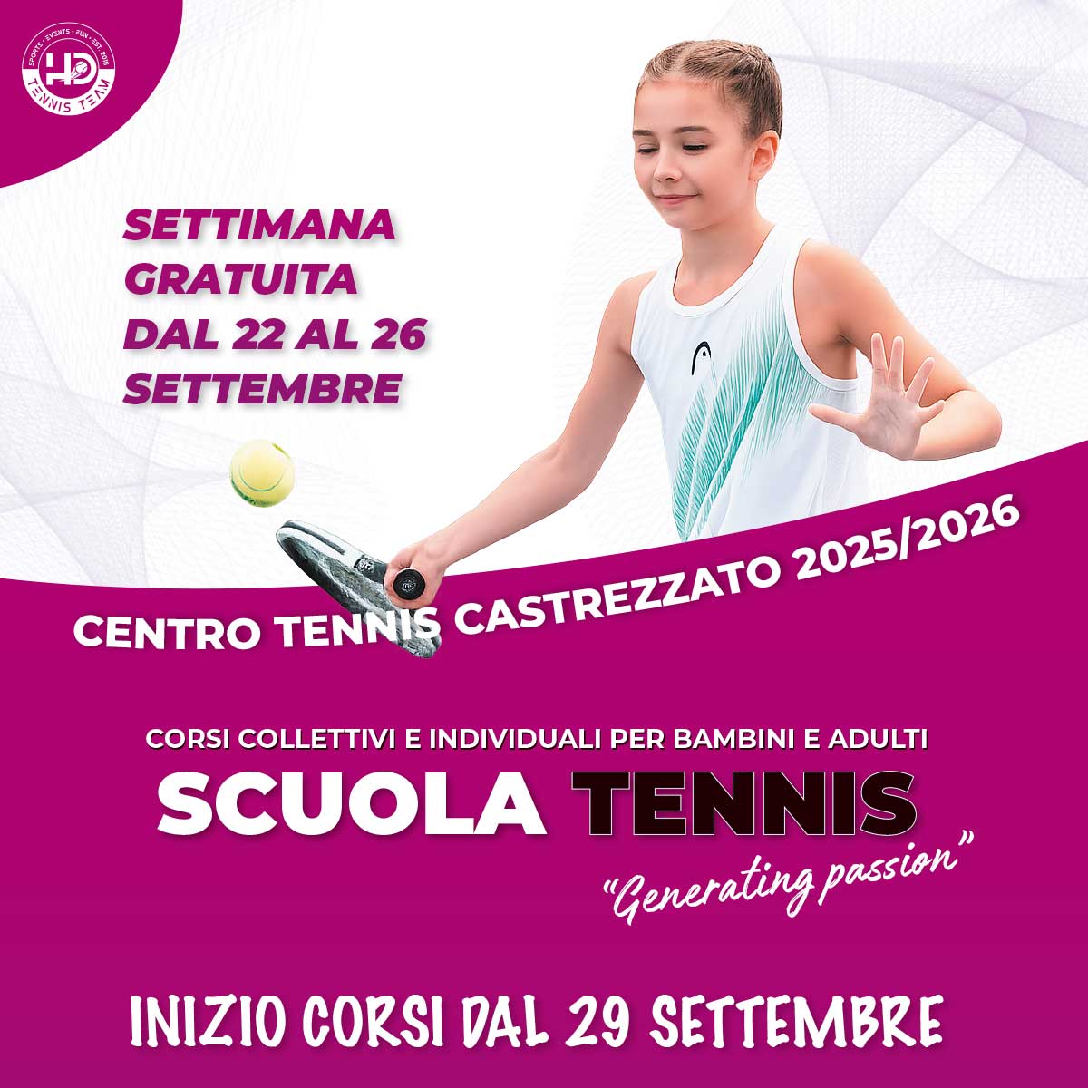 Giornate di prova gratuite | Settembre 2025